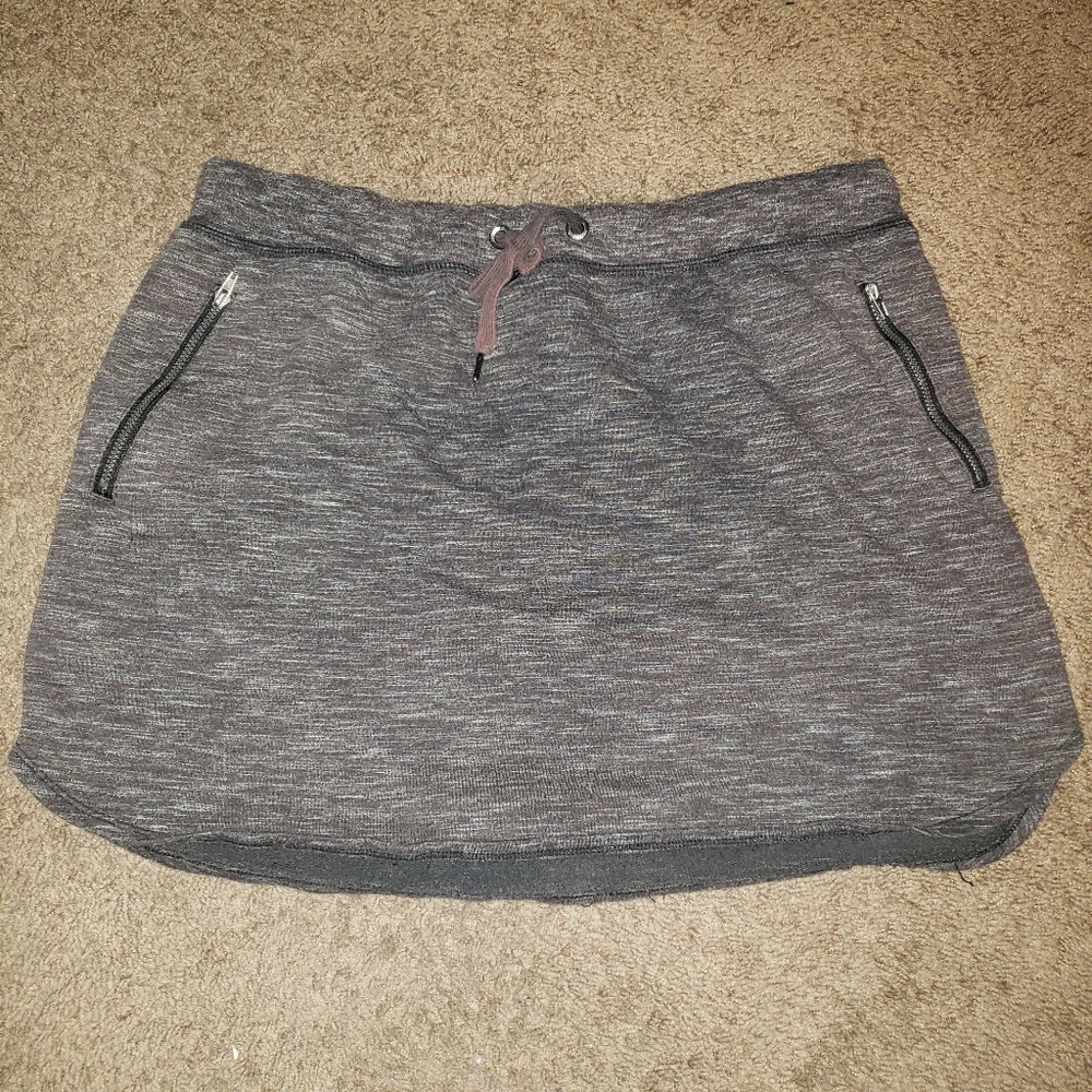 Sweat Skort skirt/shorts with zipper pockets